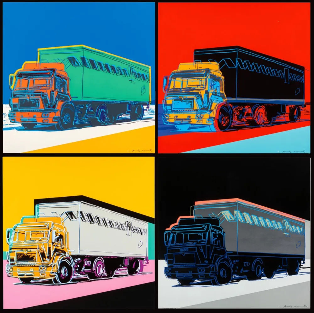Siebdruck Warhol - Truck Complete Portfolio