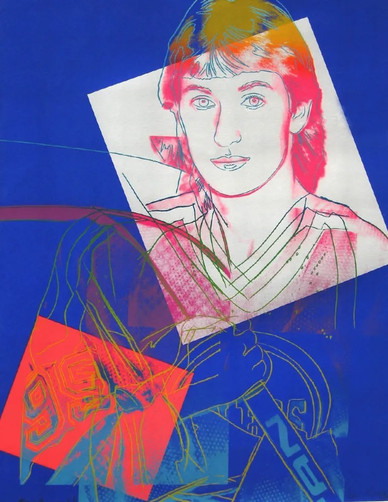 Siebdruck Warhol -  Wayne Gretzky (FS II.306)