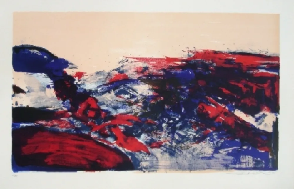 Lithographie Zao - A la gloire de l'image 274