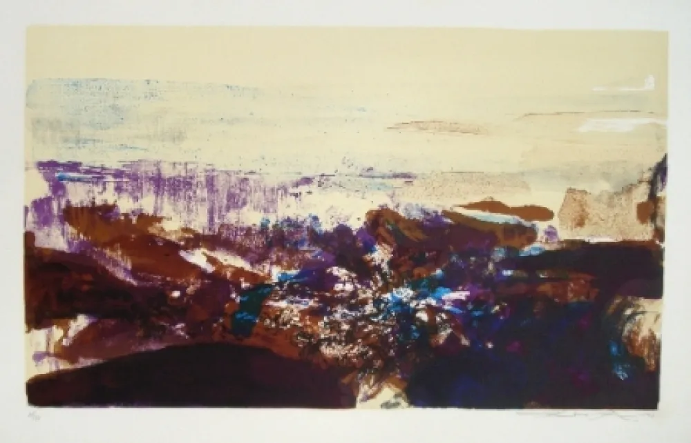 Lithographie Zao - A la gloire de l'image 279