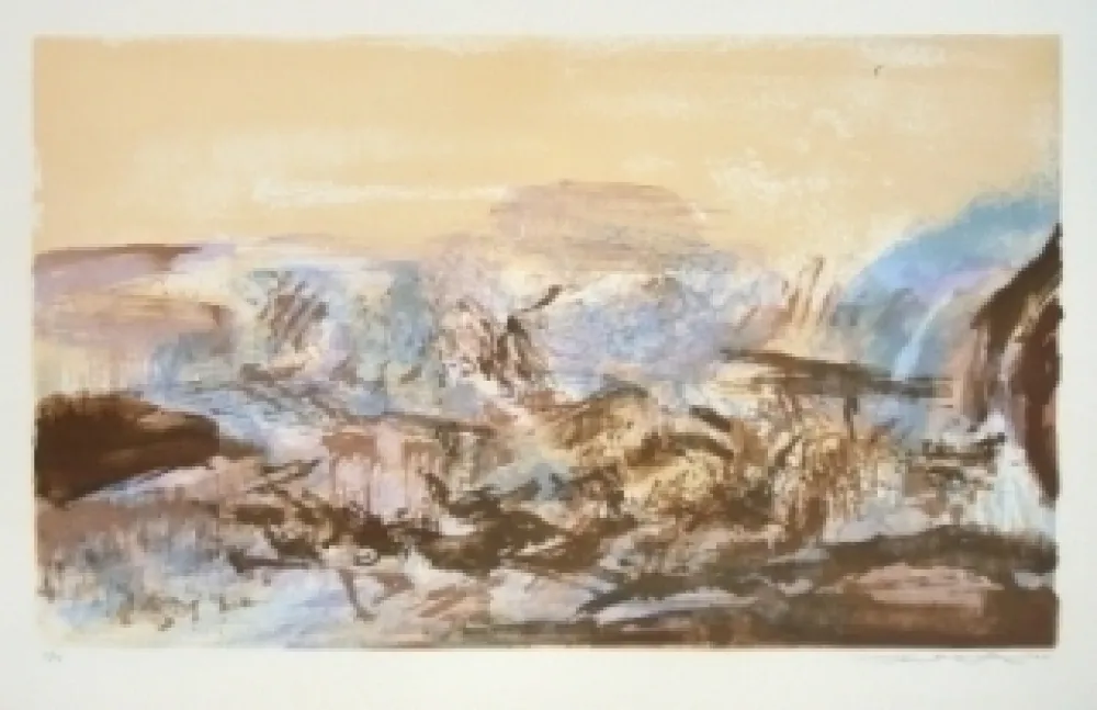 Lithographie Zao - A la gloire de l'image 280