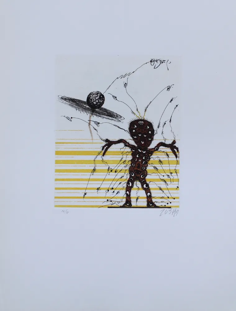 Radierung Und Aquatinta Zush - Siluro