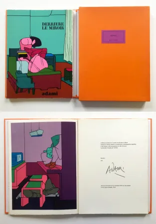 Illustriertes Buch Adami - ADAMI. Derrière le Miroir n° 188. Nov. 1970. TIRAGE DE LUXE SIGNÉ.
