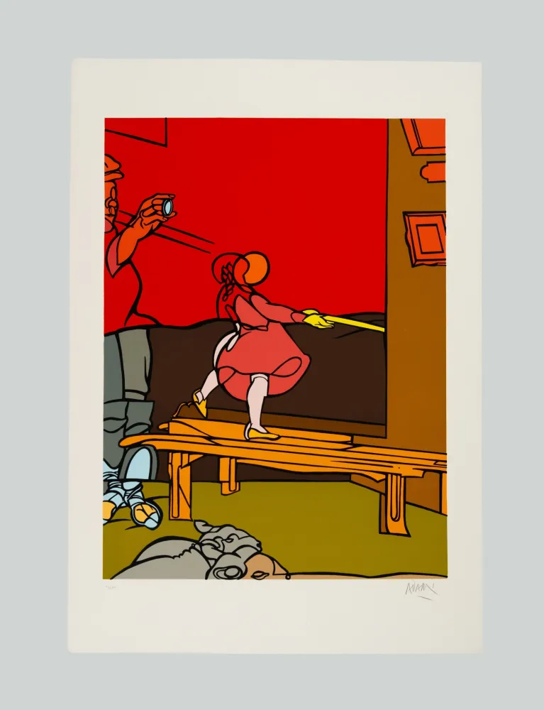 Siebdruck Adami - Composizione