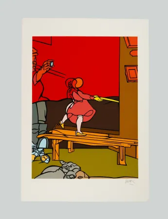 Siebdruck Adami - Composizione