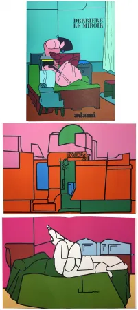 Illustriertes Buch Adami - Derrière le Miroir n° 188. ADAMI. Novembre 1970.