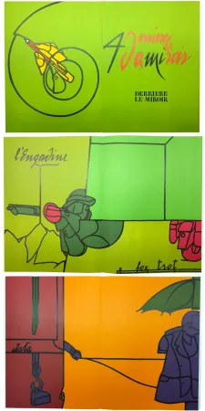 Illustriertes Buch Adami - Derrière le Miroir n° 206 . ADAMI . Novembre 1973.