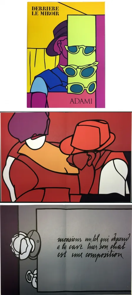 Illustriertes Buch Adami - Derrière le Miroir n° 220. ADAMI. Octobre 1976.