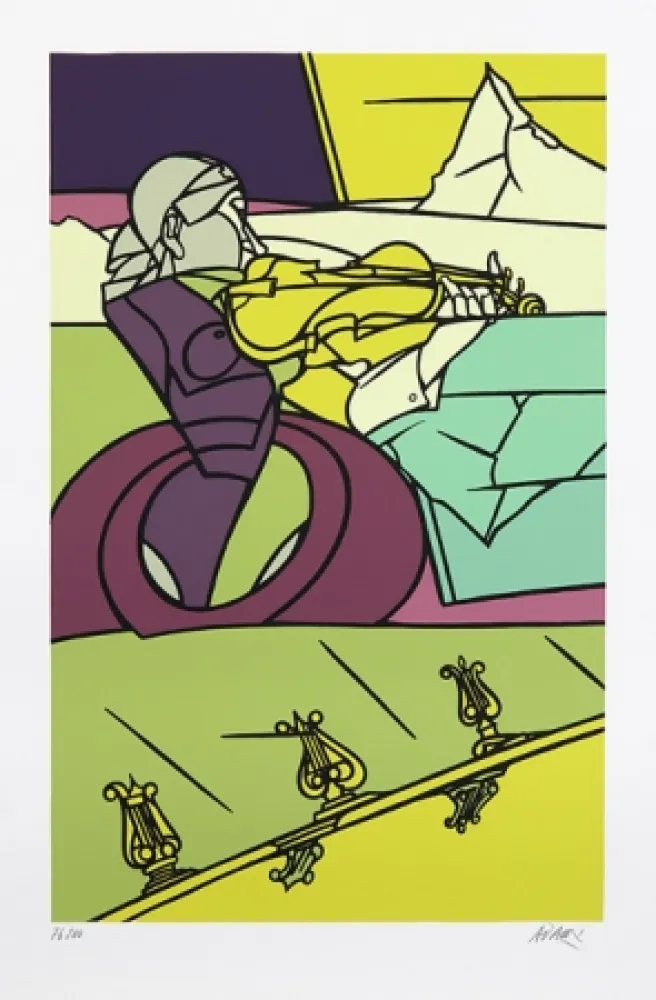 Siebdruck Adami - Fantasia per violino