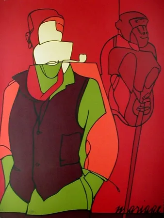 Siebdruck Adami - Mariage