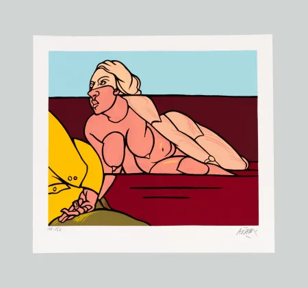 Siebdruck Adami - Palleas et Melisande