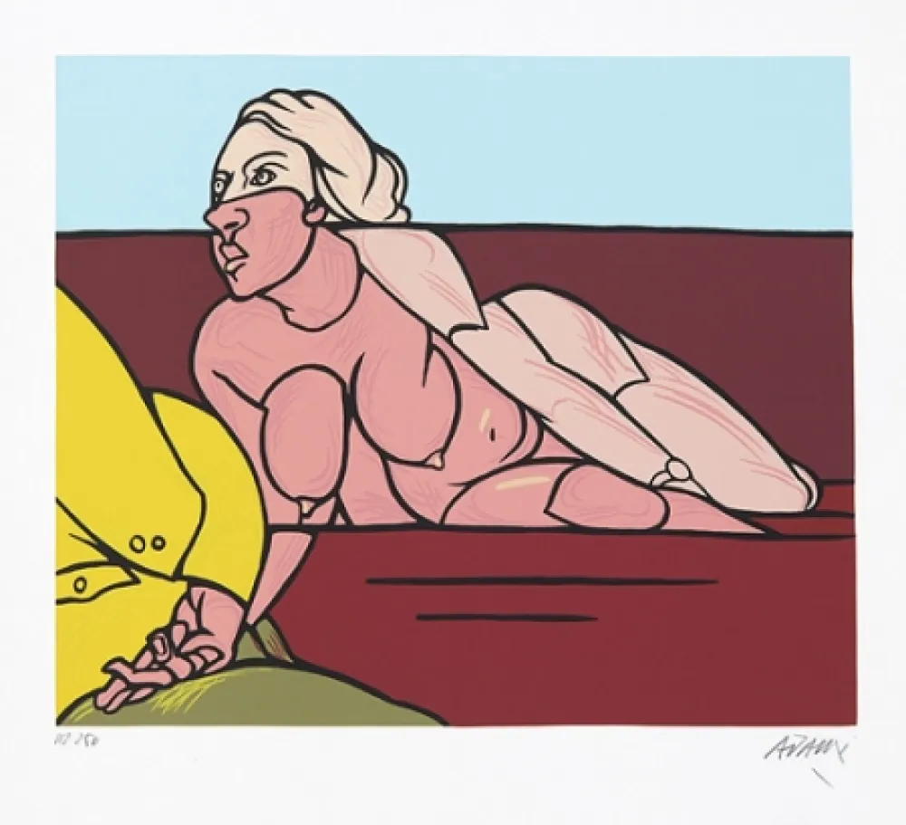 Siebdruck Adami - Palleas et melisande