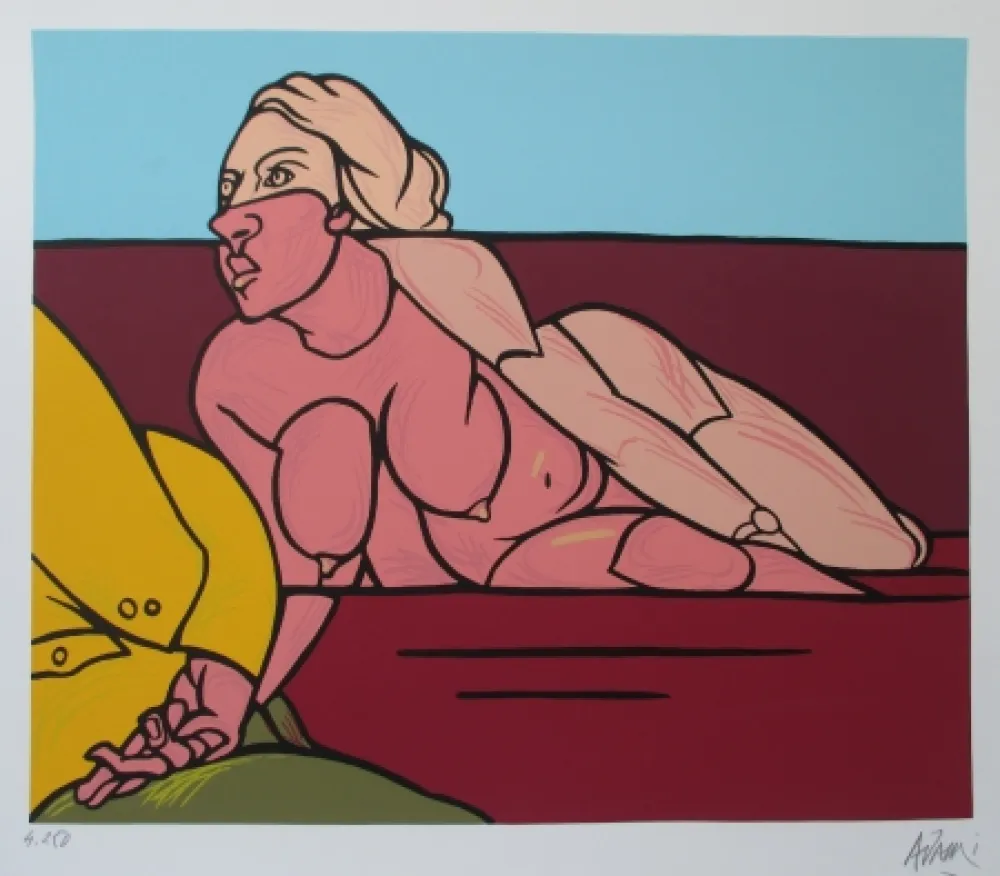 Siebdruck Adami - Pelleas et Melisandre