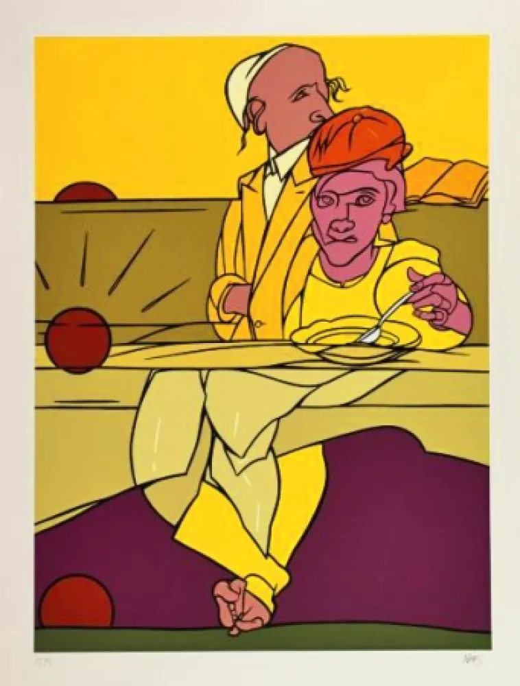 Siebdruck Adami - TRAMONTO