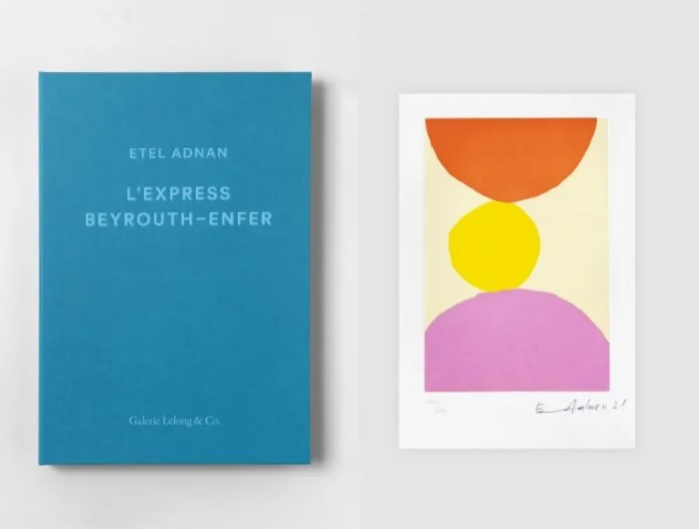Illustriertes Buch Adnan - L'Express Beyrouth-Enfer