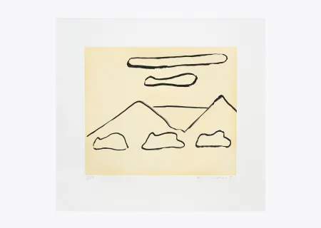 Stich Adnan - Nuages sur collines