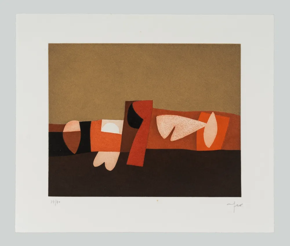 Radierung Und Aquatinta Afro - La beautè