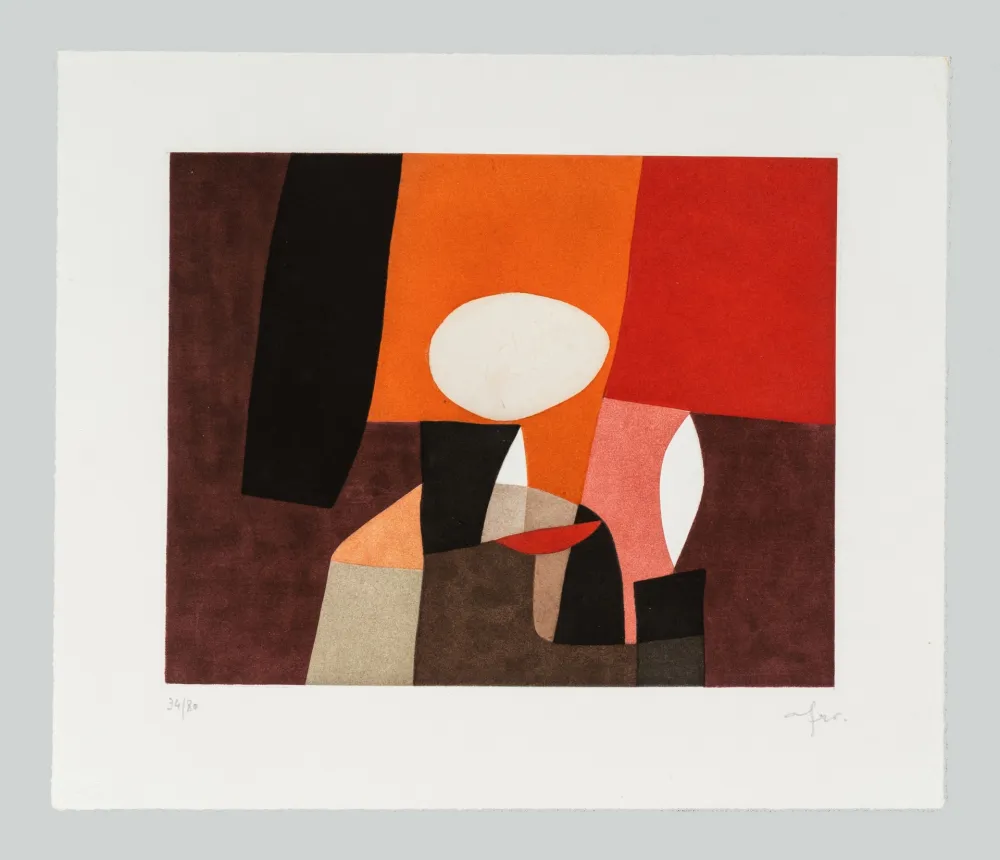 Radierung Und Aquatinta Afro - Le flacon