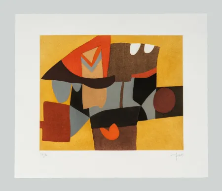 Radierung Und Aquatinta Afro - Le vampire