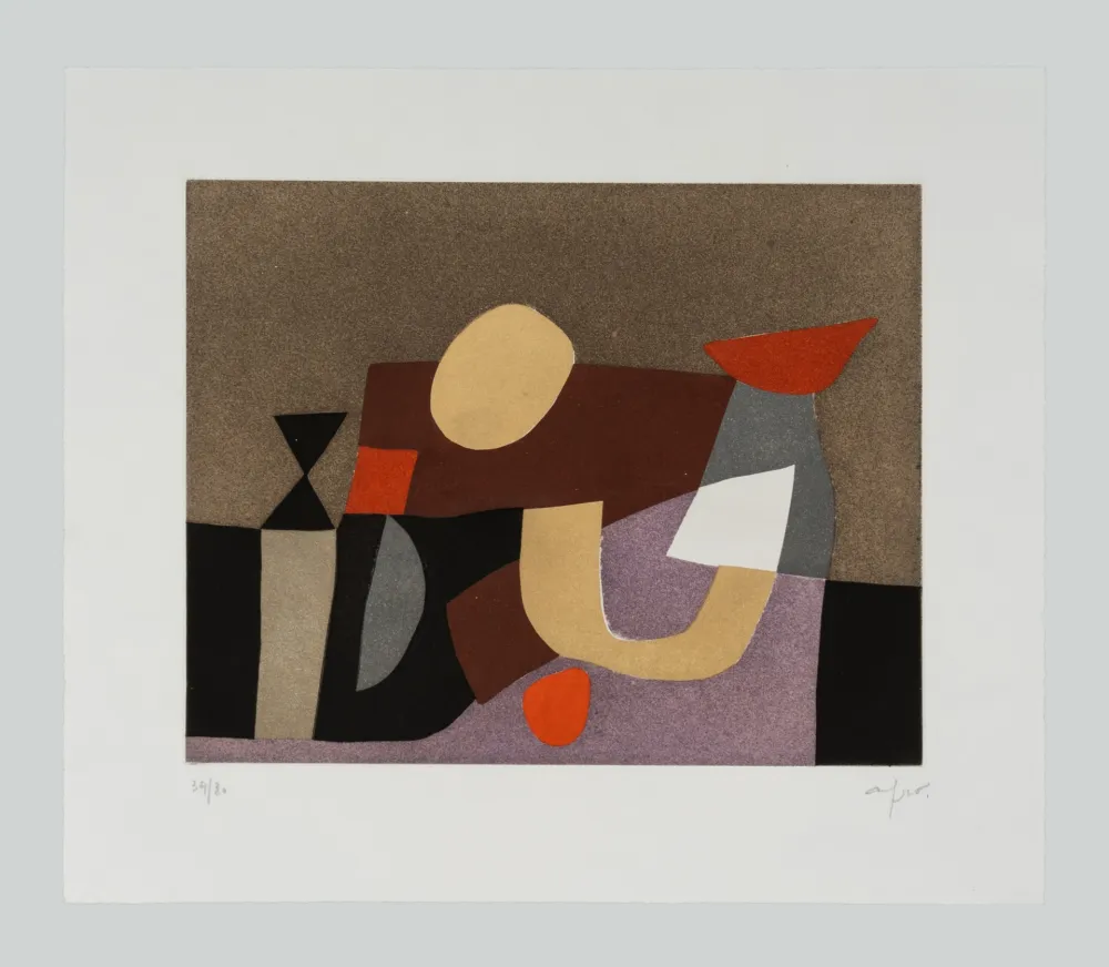 Radierung Und Aquatinta Afro - Le voyage