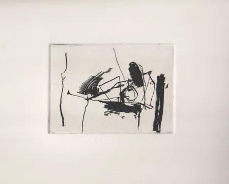 Radierung Afro - Nero V