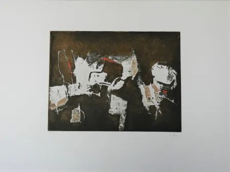 Radierung Und Aquatinta Afro - Senza titolo