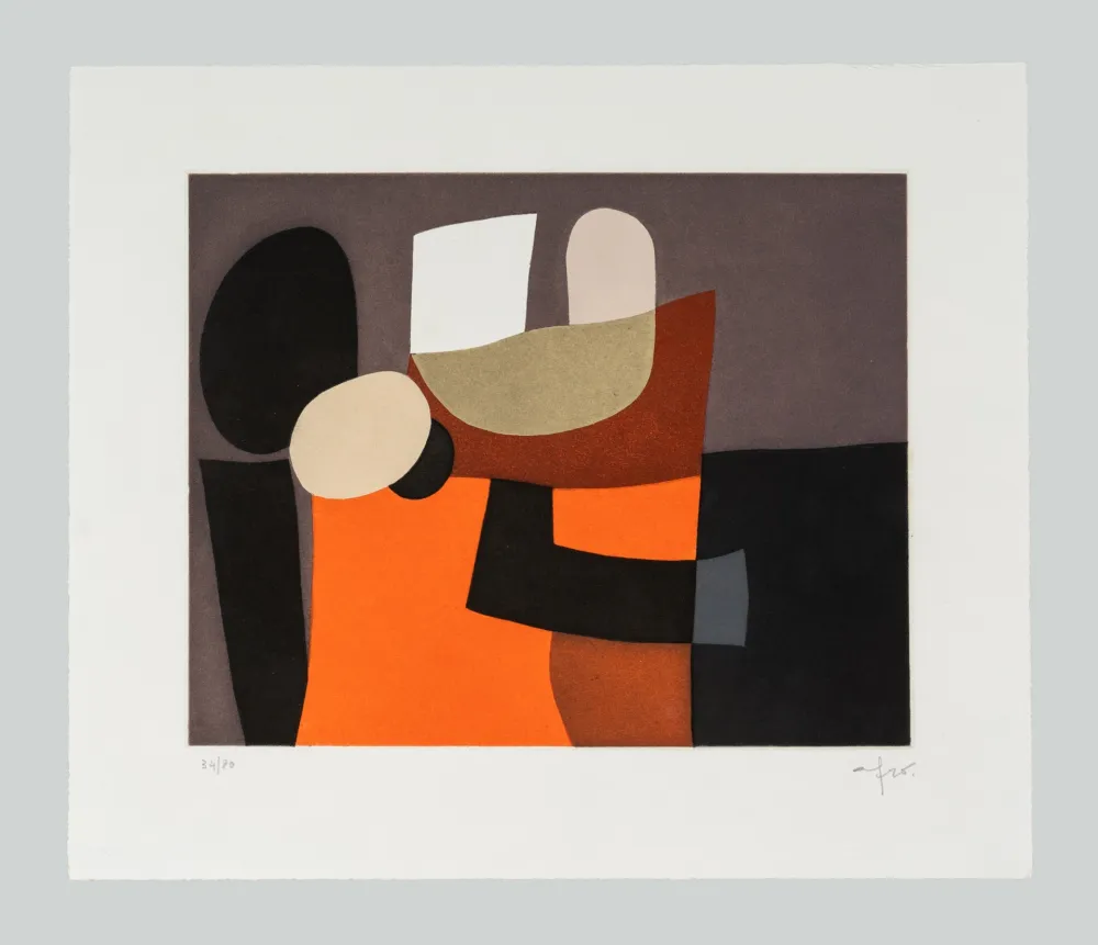 Radierung Und Aquatinta Afro - Spleen