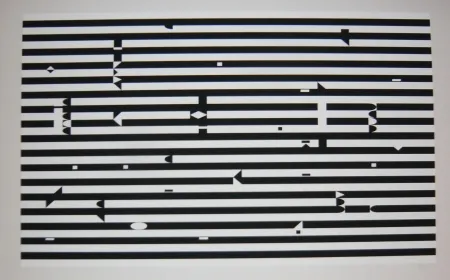 Siebdruck Agam - Composition 3