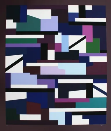 Siebdruck Agam - Composition cinétique