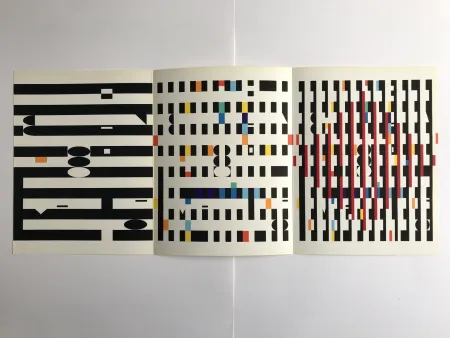 Siebdruck Agam - Progression (composition cinétique)