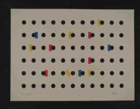 Siebdruck Agam - Sans titre