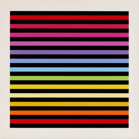 Siebdruck Agam - Solfège, Transformation, Fusion