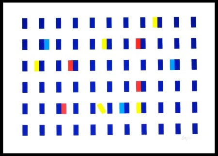 Siebdruck Agam - Untitled