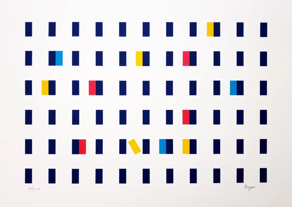 Siebdruck Agam - Untitled II