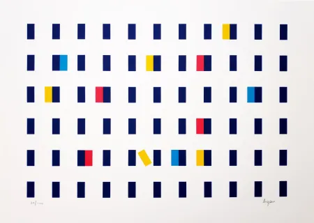 Siebdruck Agam - Untitled II