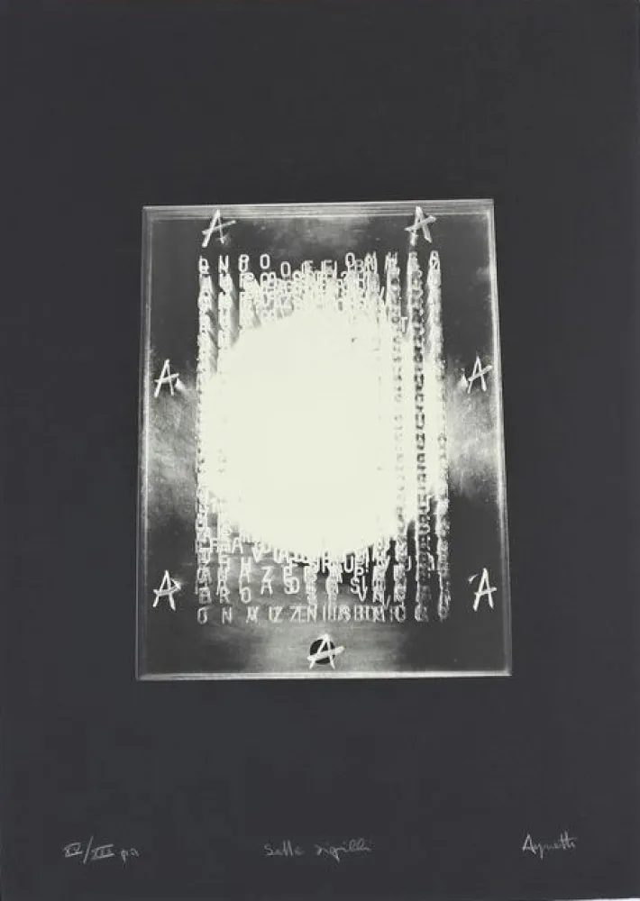 Siebdruck Agnetti - Sette Sigilli