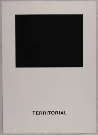 Siebdruck Agnetti - Territorial from 'Spazio perduto e spazio costruito' portfolio, Plate B