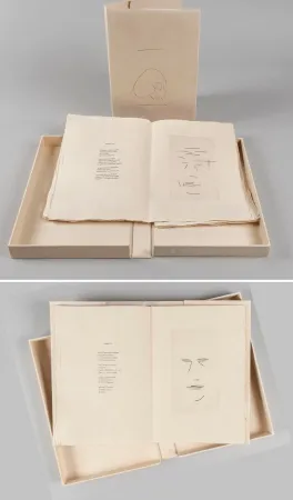 Illustriertes Buch Aguayo  - Pierre Lecuire : SONNETS FUNÈBRES. 12 gravures de Femin Aguayo (1975)