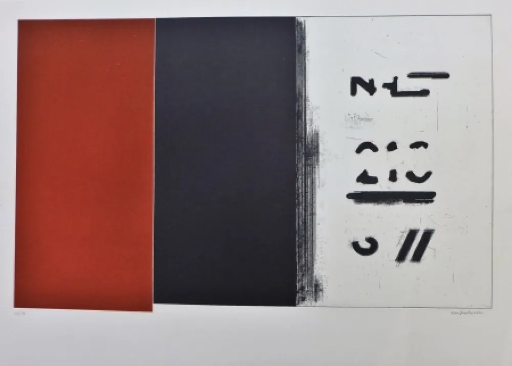 Radierung Und Aquatinta Aguilar - Silent 2