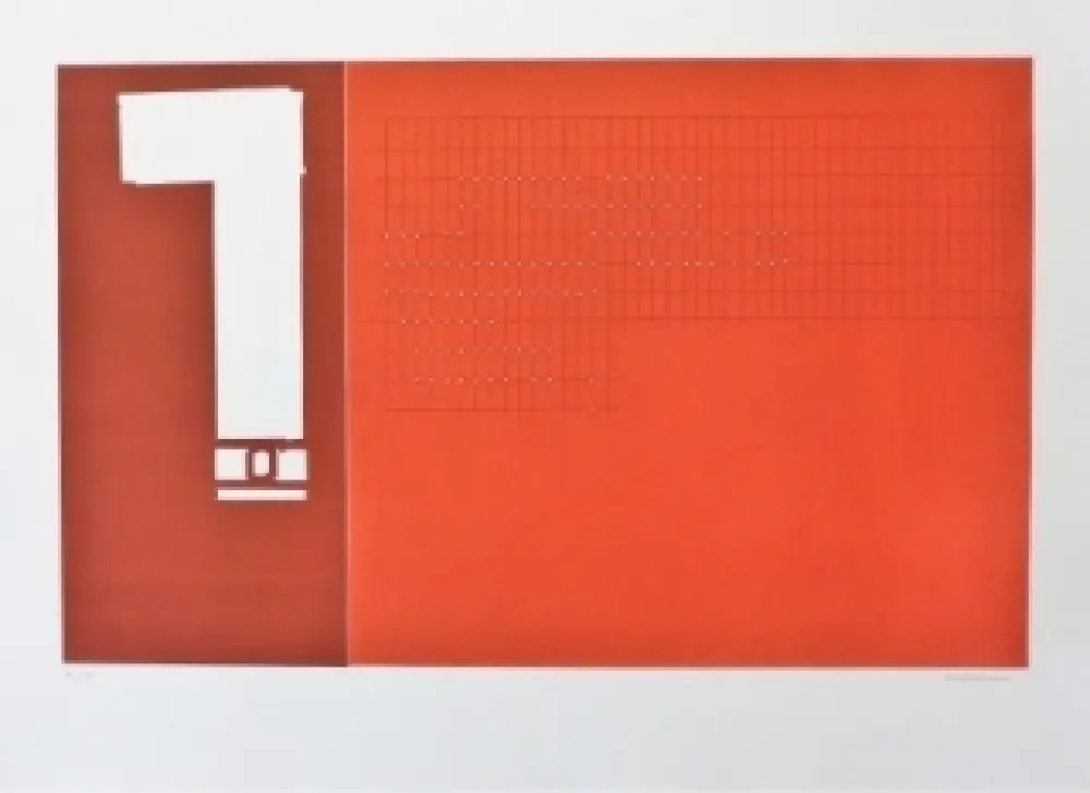 Radierung Und Aquatinta Aguilar - Silent 3