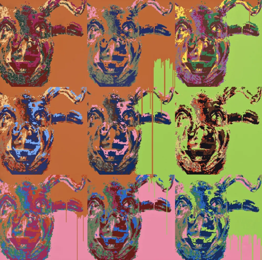 Siebdruck Ai - Year of the Ox