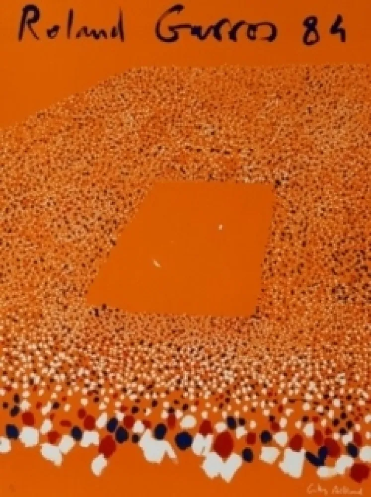 Lithographie Aillaud - Roland Garros 84