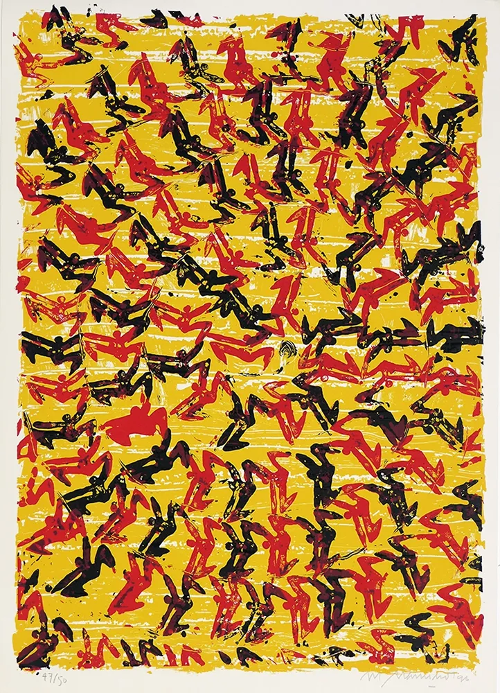 Siebdruck Alaminos - Spiral Man