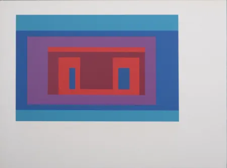 Siebdruck Albers - 10 Variants (B), 1971