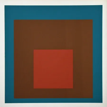Siebdruck Albers - At Night, 1958