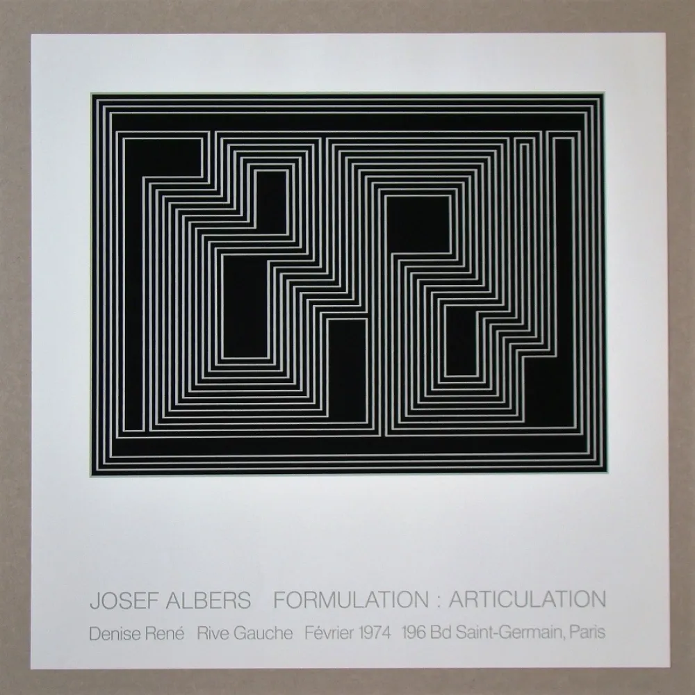 Siebdruck Albers - Formulation : Articulation