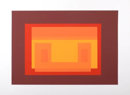 Siebdruck Albers - Formulation Articulation #F, 1972