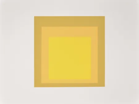 Siebdruck Albers - Formulation Articulation #J (Grand format), 1972
