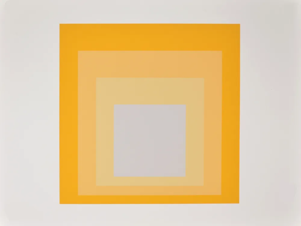 Siebdruck Albers - Formulation Articulation #K (Grand format), 1972
