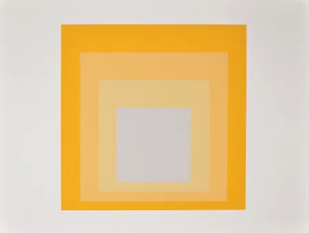 Siebdruck Albers - Formulation Articulation #K (Grand format), 1972
